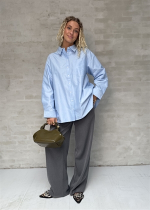 Zane ls skjorte Cornflower Blue Object 